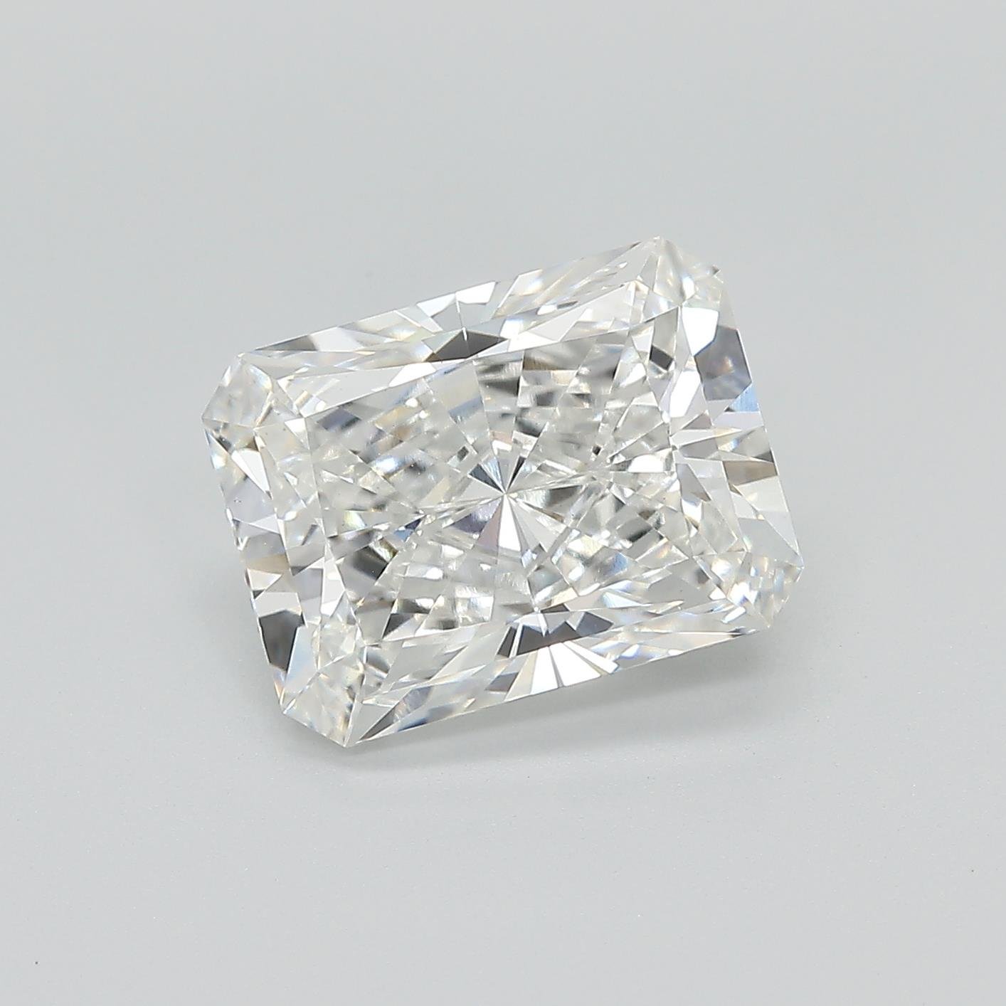 4.18ct G VS1 Rare Carat Ideal Cut Radiant Lab Grown Diamond