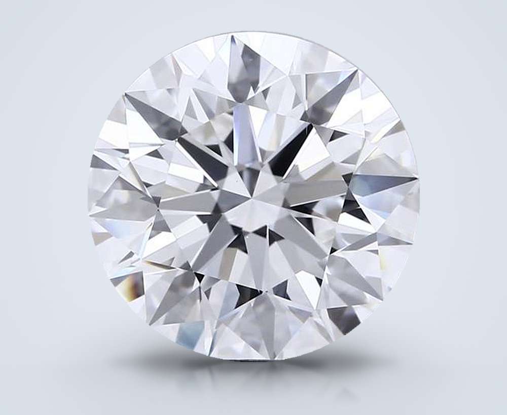 5.21 Carat Round Natural Diamond