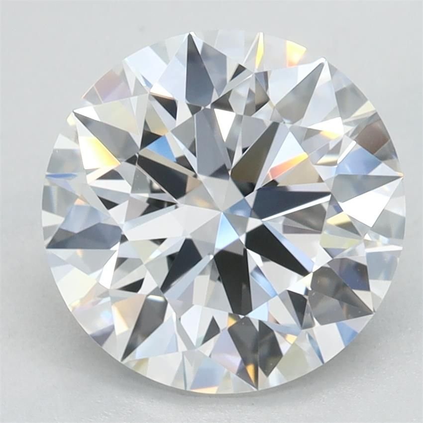 2.83ct D VVS1 Rare Carat Ideal Cut Round Lab Grown Diamond