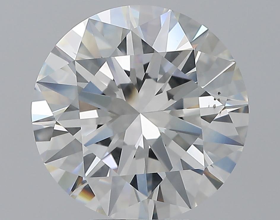 5.01ct H SI1 Rare Carat Ideal Cut Round Diamond