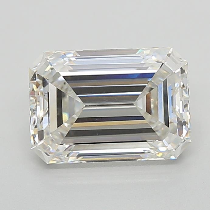 3.02ct G VS1 Rare Carat Ideal Cut Emerald Lab Grown Diamond
