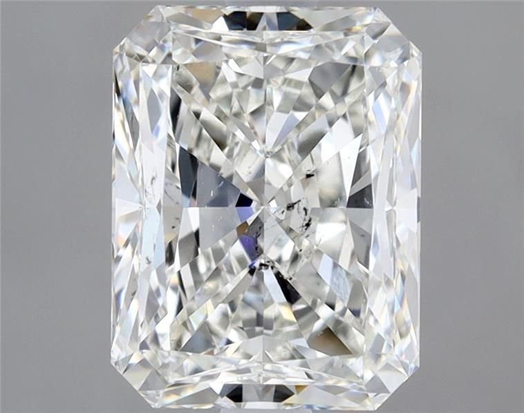 2.52ct H SI2 Rare Carat Ideal Cut Radiant Diamond