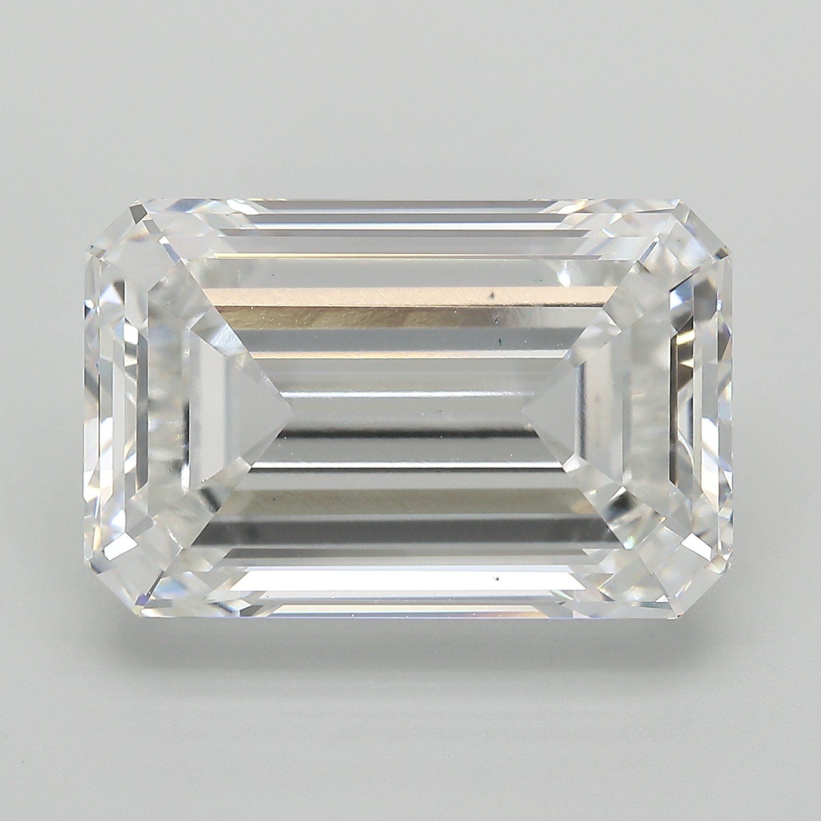 15.77ct F VVS2 Rare Carat Ideal Cut Emerald Lab Grown Diamond