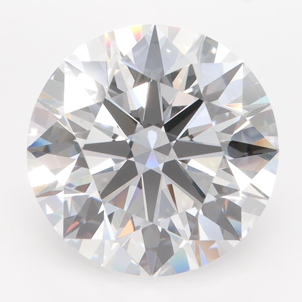 5.29ct D VVS1 Rare Carat Ideal Cut Round Lab Grown Diamond