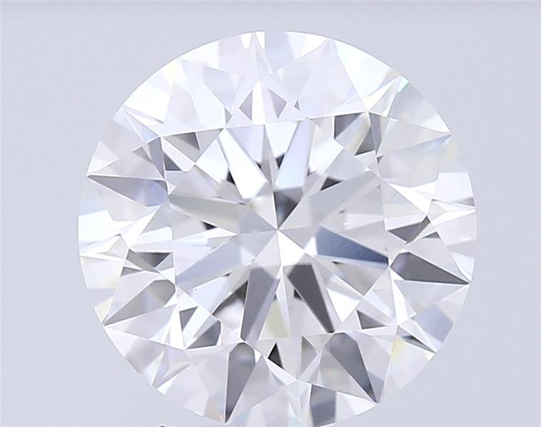 3.72ct D VS1 Rare Carat Ideal Cut Round Lab Grown Diamond