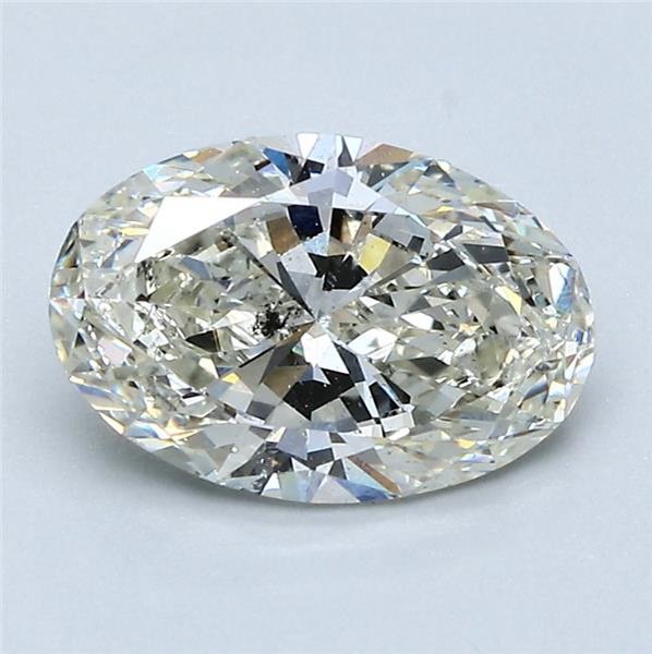 1.72ct J SI2 Excellent Cut Oval Diamond