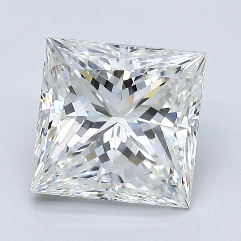 2.12ct I VS2 Rare Carat Ideal Cut Princess Diamond