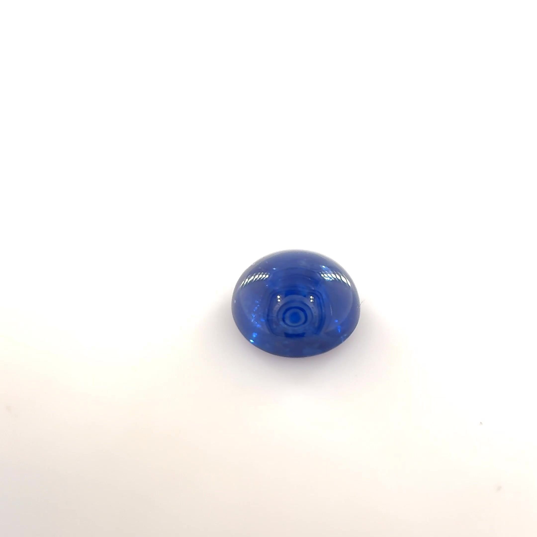 1.04 Carat Blue Round Sapphire