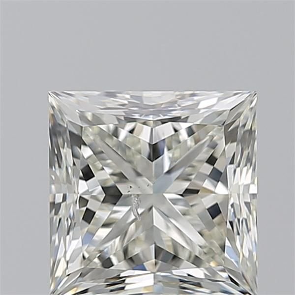 2.21ct K SI2 Rare Carat Ideal Cut Princess Diamond