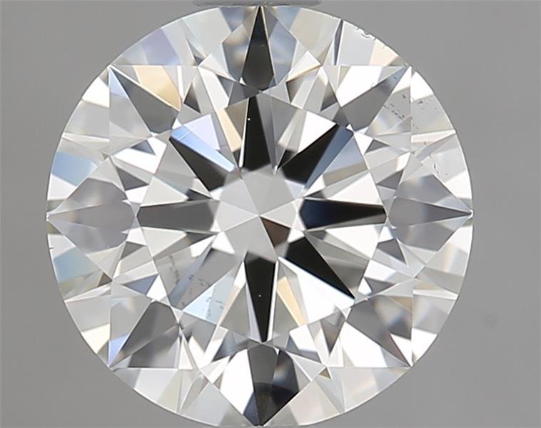 1.34ct K SI1 Rare Carat Ideal Cut Round Diamond