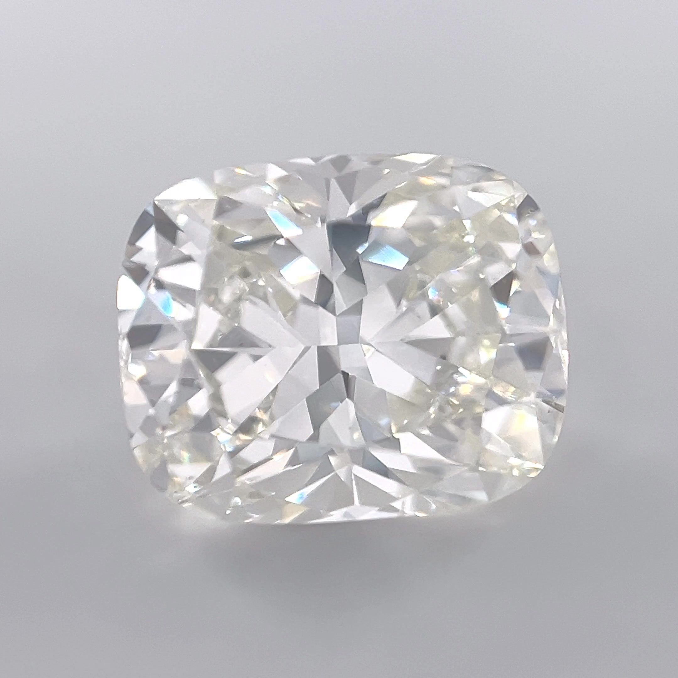 4.00ct J SI1 Very Good Cut Cushion Diamond
