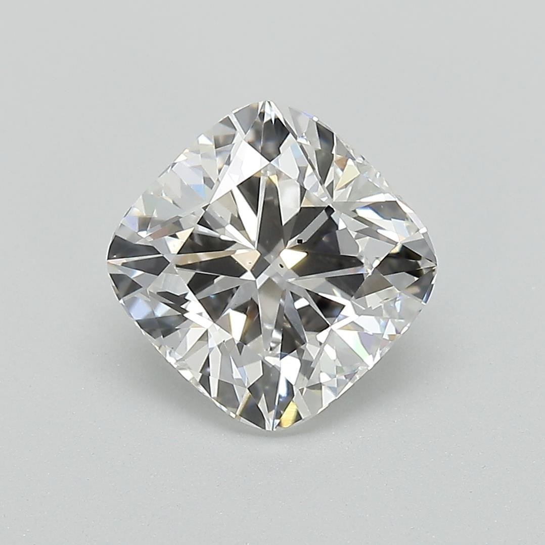 2.51ct E VS2 Rare Carat Ideal Cut Cushion Lab Grown Diamond