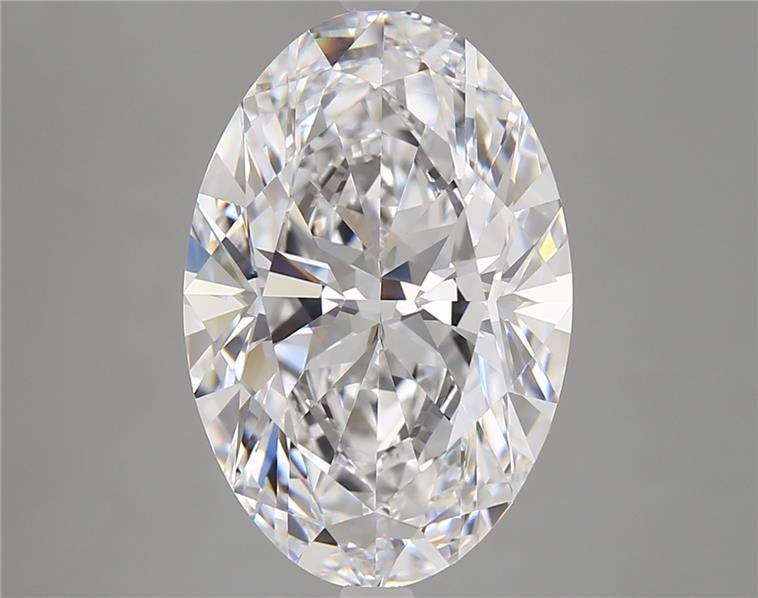 6.35ct D VVS1 Rare Carat Ideal Cut Oval Diamond