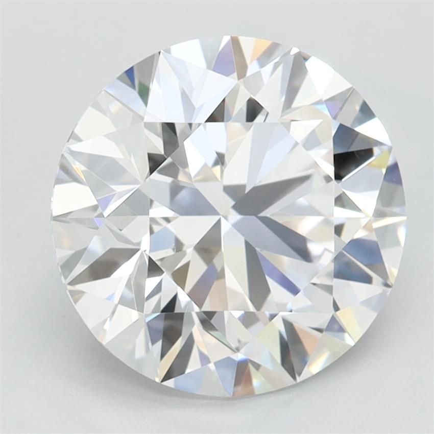 2.57ct D VVS1 Rare Carat Ideal Cut Round Lab Grown Diamond