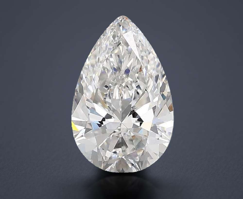 1.00 Carat Pear Lab Diamond