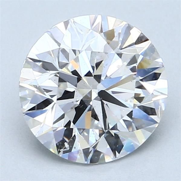 2.50ct D SI2 Rare Carat Ideal Cut Round Diamond