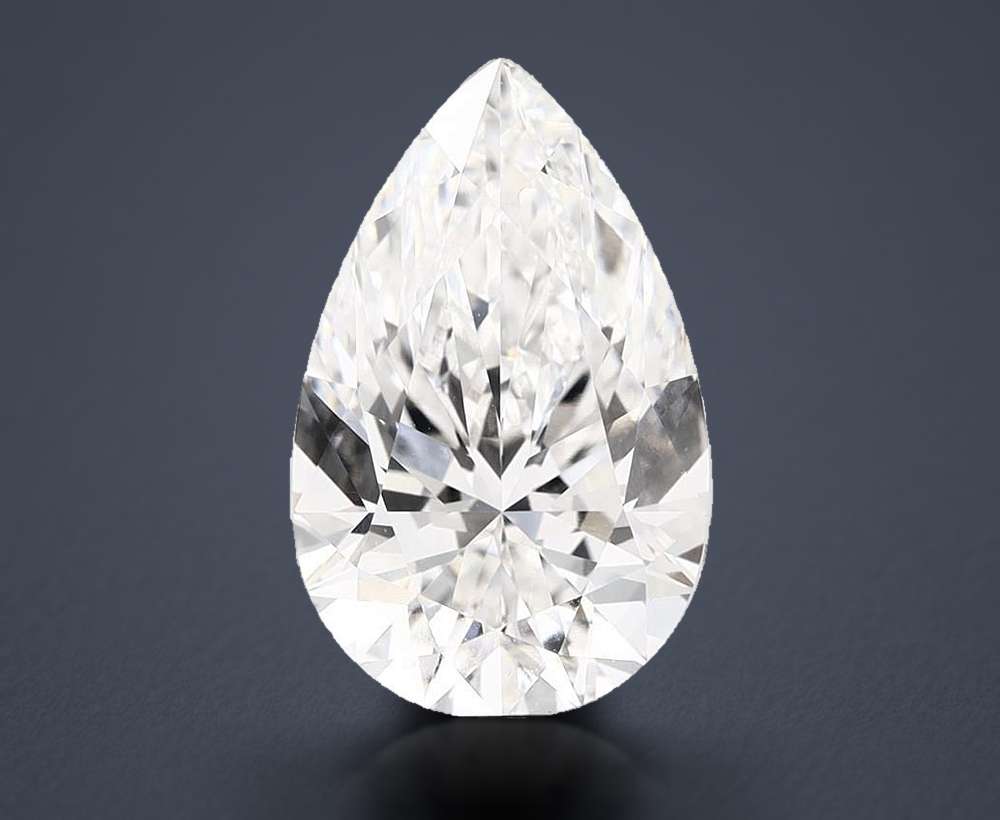 5.56 Carat Pear Lab Diamond
