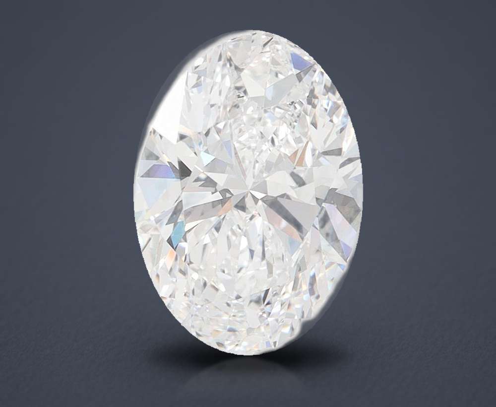 3.40 Carat Oval Lab Diamond
