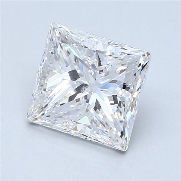 2.82ct E SI2 Very Good Cut Princess Diamond
