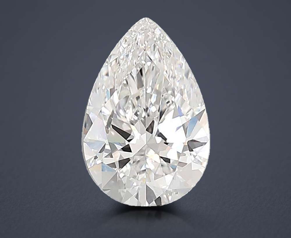 3.57 Carat Pear Lab Diamond
