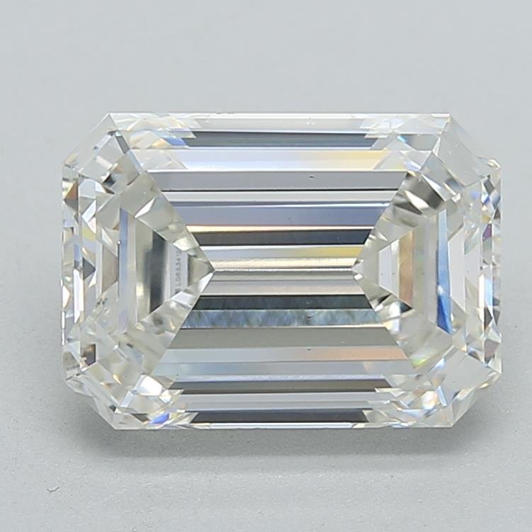 5.02ct G VS2 Rare Carat Ideal Cut Emerald Lab Grown Diamond