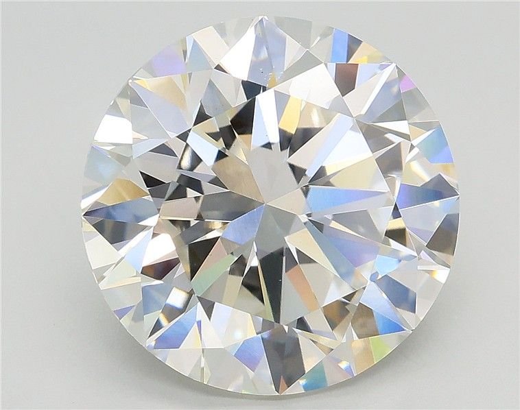 7.02 Carat Round Lab Diamond
