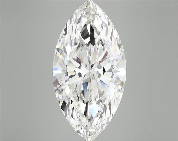 8.13ct F VVS2 Rare Carat Ideal Cut Marquise Lab Grown Diamond