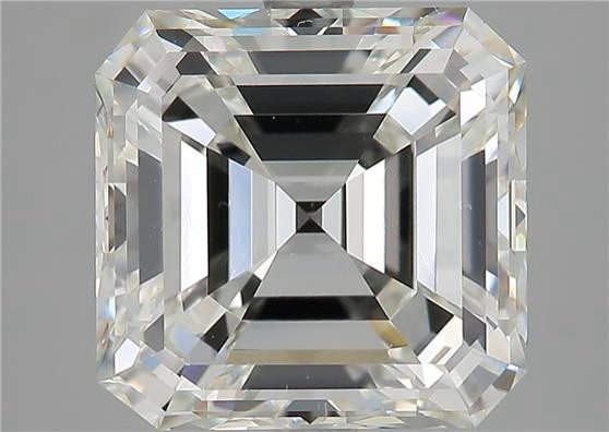 4.02ct G VS1 Very Good Cut Asscher Diamond