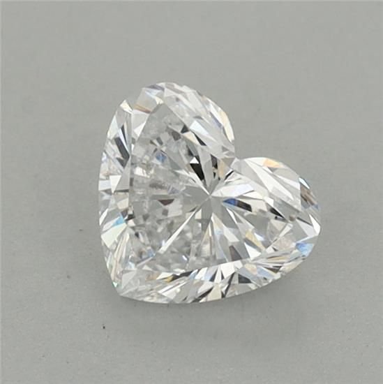 0.64ct D VVS2 Good Cut Heart Lab Grown Diamond
