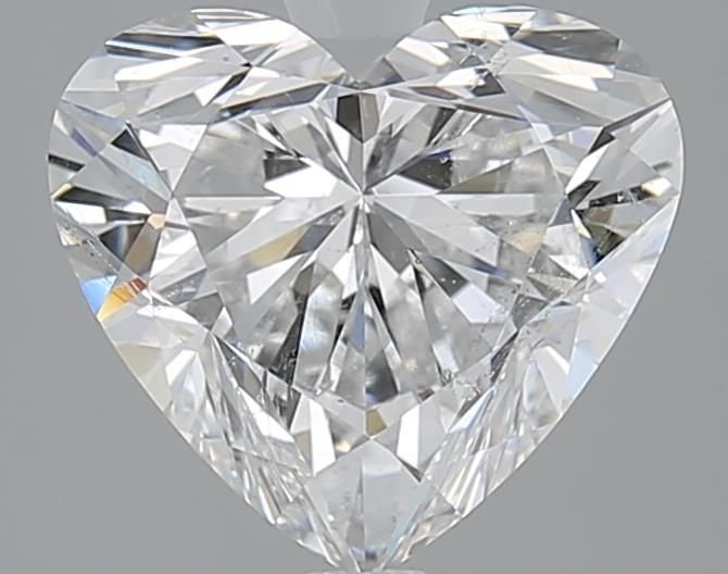 2.70ct F SI2 Rare Carat Ideal Cut Heart Diamond