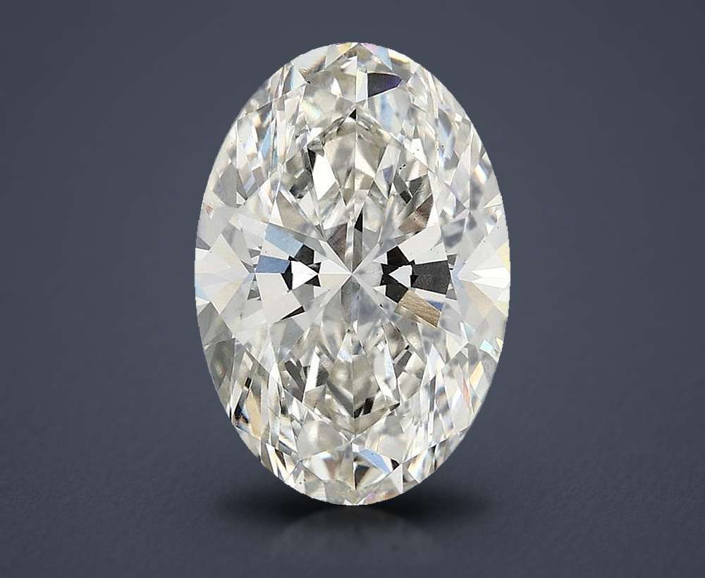 3.95 Carat Oval Lab Diamond