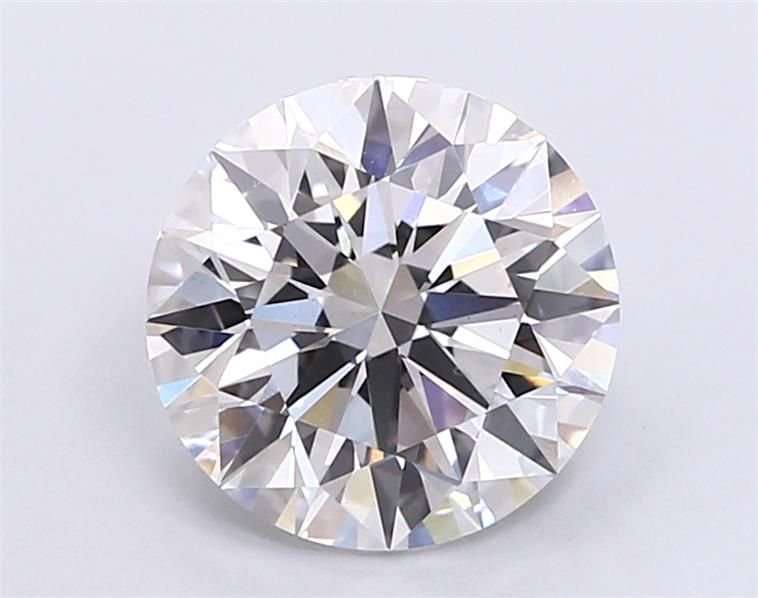 2.81ct E VS1 Rare Carat Ideal Cut Round Lab Grown Diamond