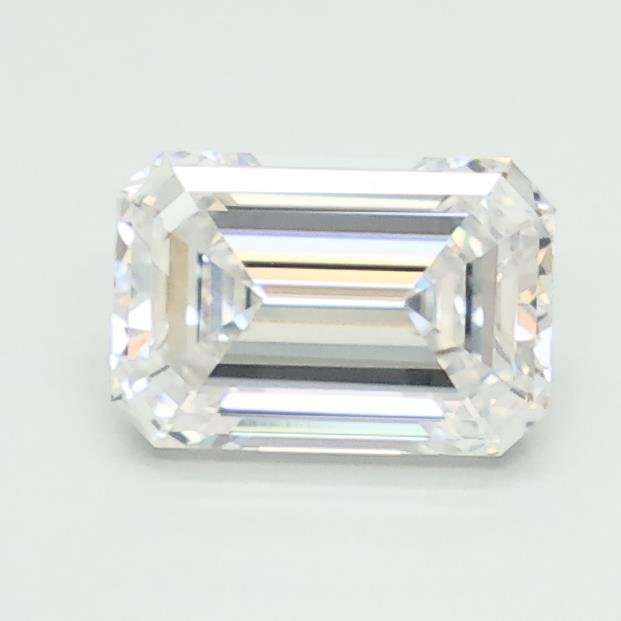 1.10ct D VVS2 Rare Carat Ideal Cut Emerald Lab Grown Diamond