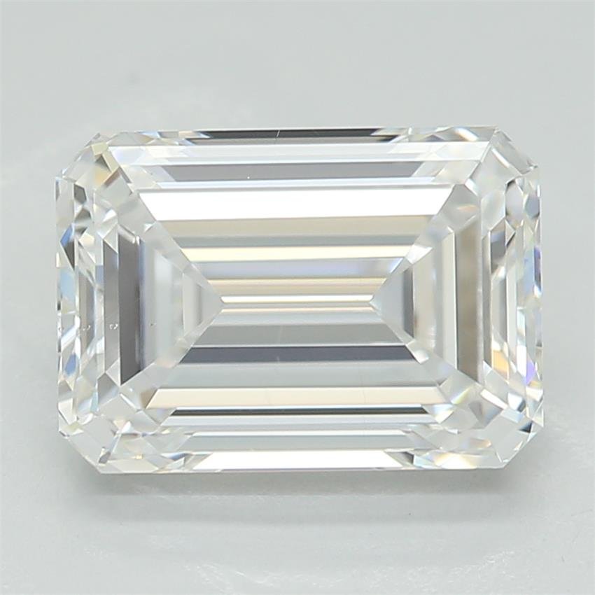 1.59ct D VS2 Rare Carat Ideal Cut Emerald Lab Grown Diamond