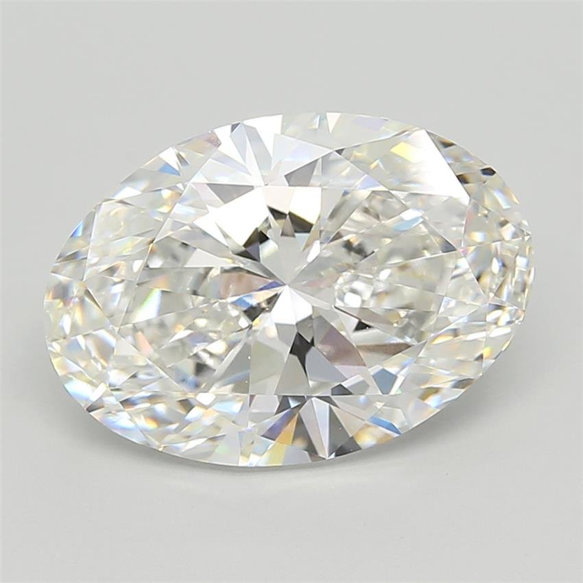 7.01ct F VVS2 Rare Carat Ideal Cut Oval Lab Grown Diamond