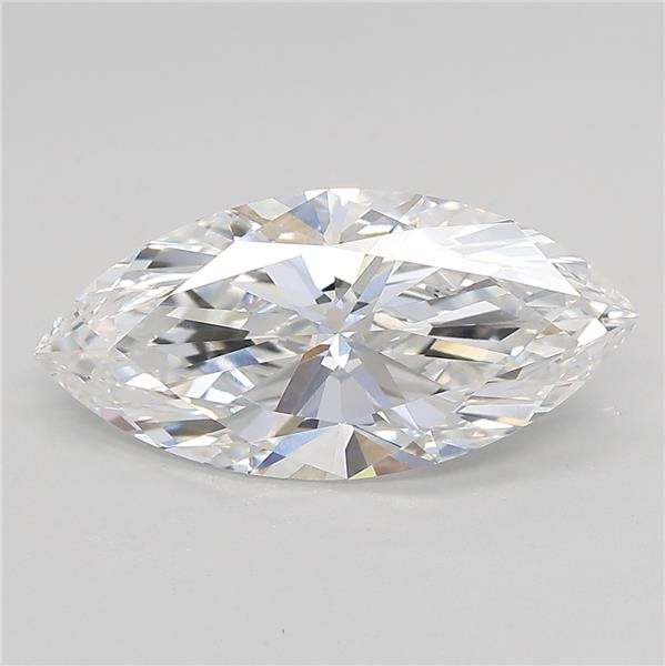 3.20ct D VVS2 Rare Carat Ideal Cut Marquise Lab Grown Diamond