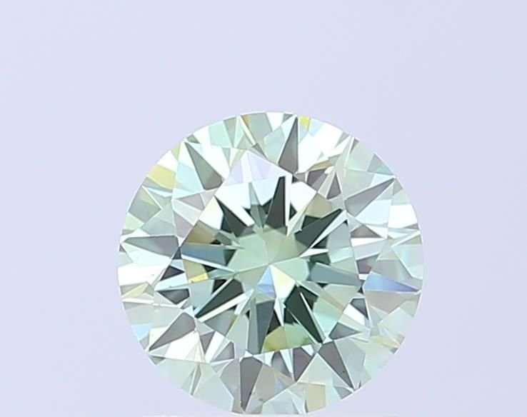 1.67 Ct. Fancy Vivid Green Round Lab Diamond