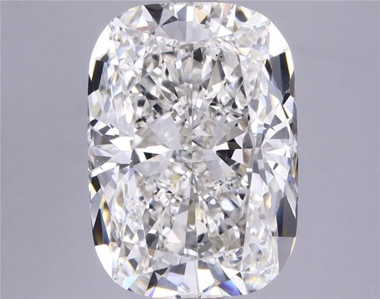 5.19ct H VS2 Rare Carat Ideal Cut Cushion Lab Grown Diamond
