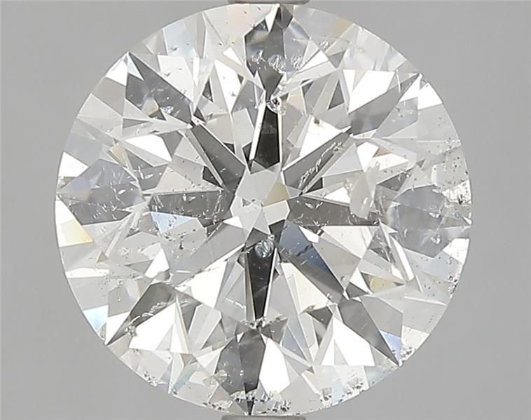 3.50ct I SI2 Rare Carat Ideal Cut Round Diamond