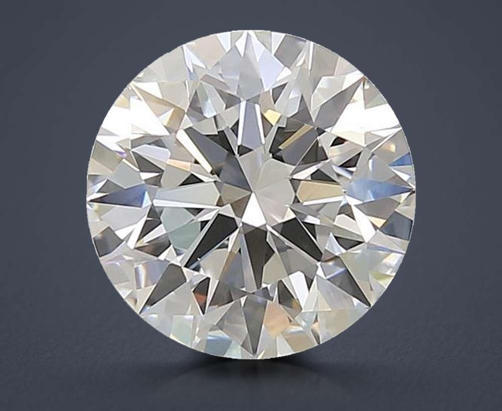 3.08 Carat Round Lab Diamond