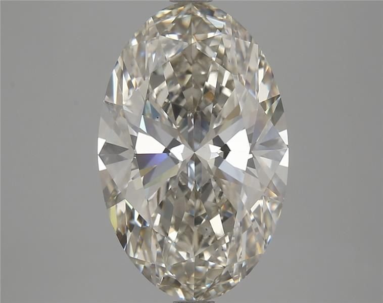 4.75ct J VS1 Rare Carat Ideal Cut Oval Lab Grown Diamond