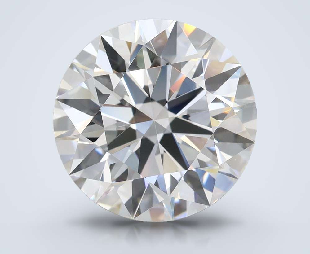 4.08 Carat Round Lab Diamond