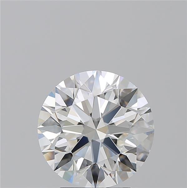 3.28ct F IF Rare Carat Ideal Cut Round Diamond