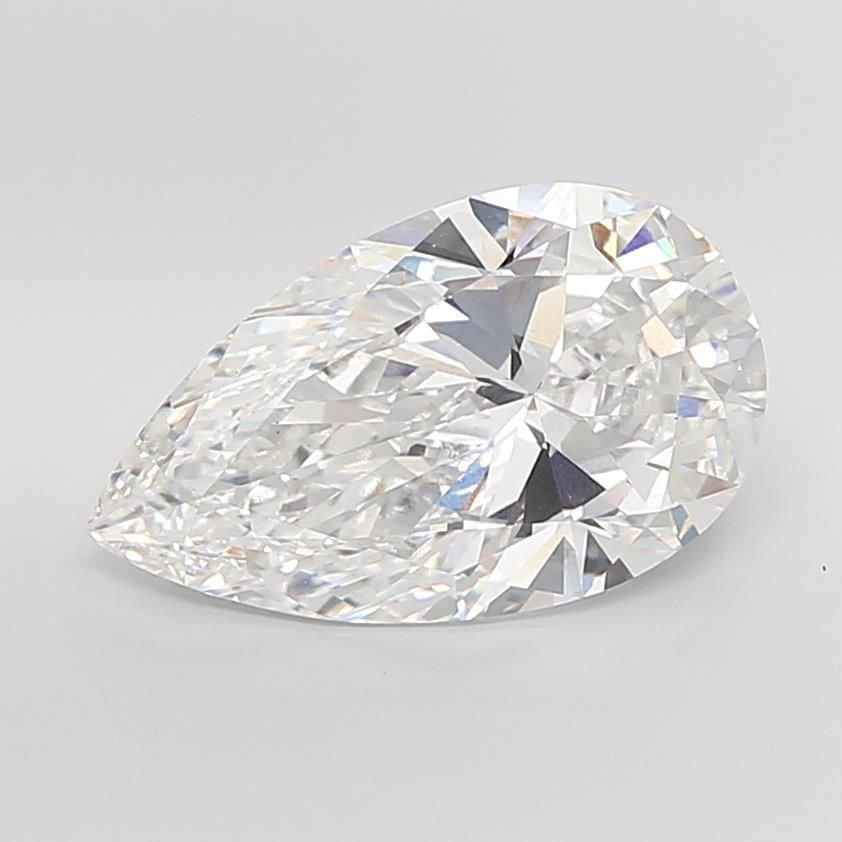 10.03ct E VS1 Rare Carat Ideal Cut Pear Lab Grown Diamond