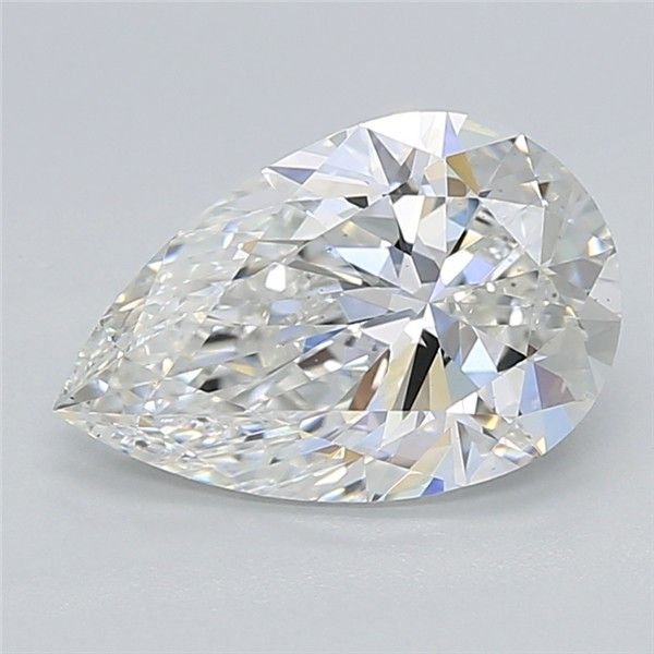2.01ct E VS2 Rare Carat Ideal Cut Pear Lab Grown Diamond