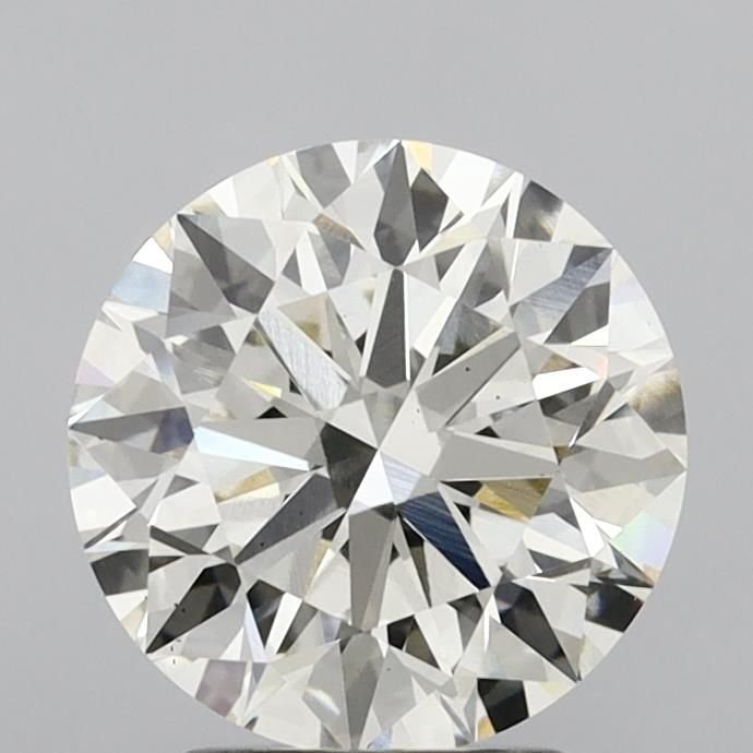3.03ct I VS2 Rare Carat Ideal Cut Round Lab Grown Diamond