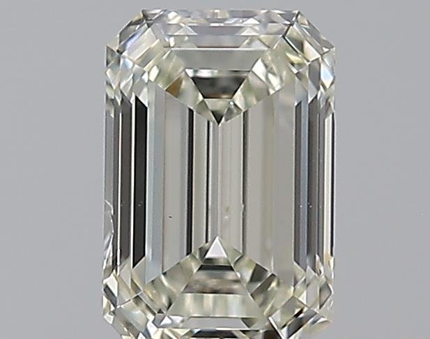 0.47ct K SI2 Rare Carat Ideal Cut Emerald Diamond