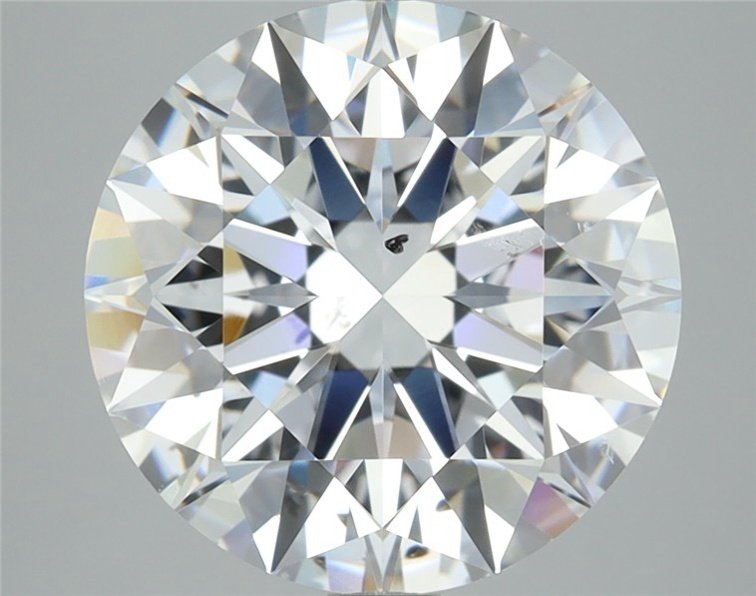 4.11ct E SI1 Rare Carat Ideal Cut Round Diamond