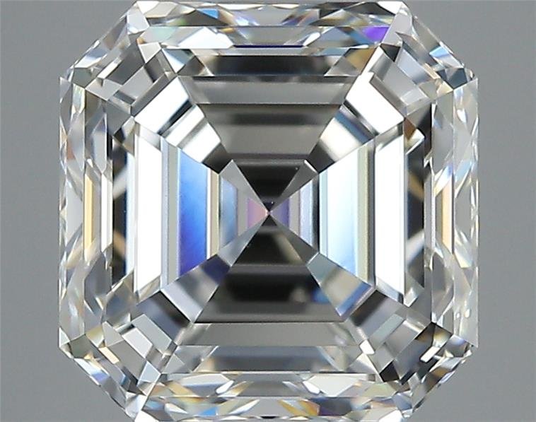 2.81ct H VS1 Rare Carat Ideal Cut Asscher Diamond