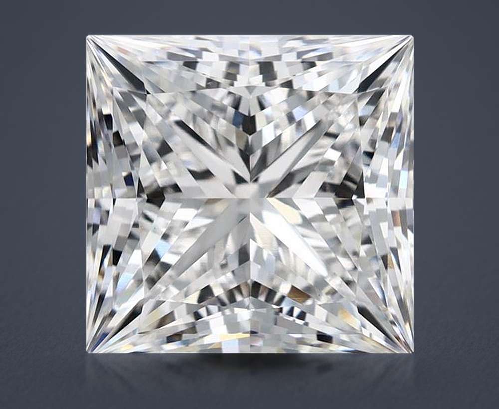7.07 Carat Princess Lab Diamond